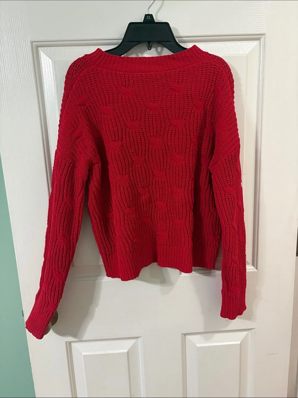 Girls Red Sweater